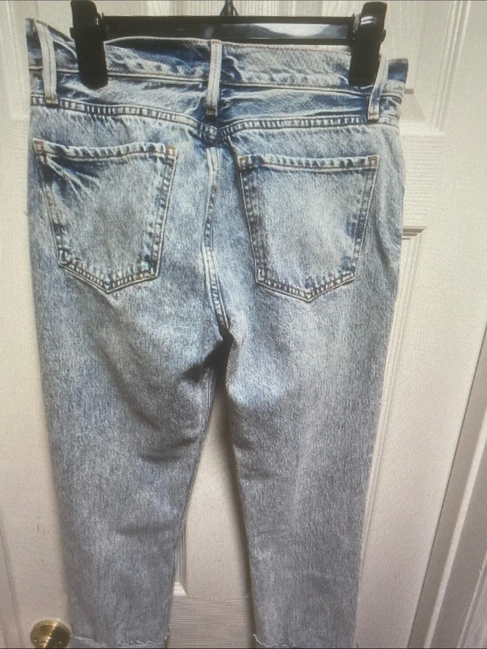 Frame Denim Pale Blue Straight Leg Jeans - Picture 7 of 10